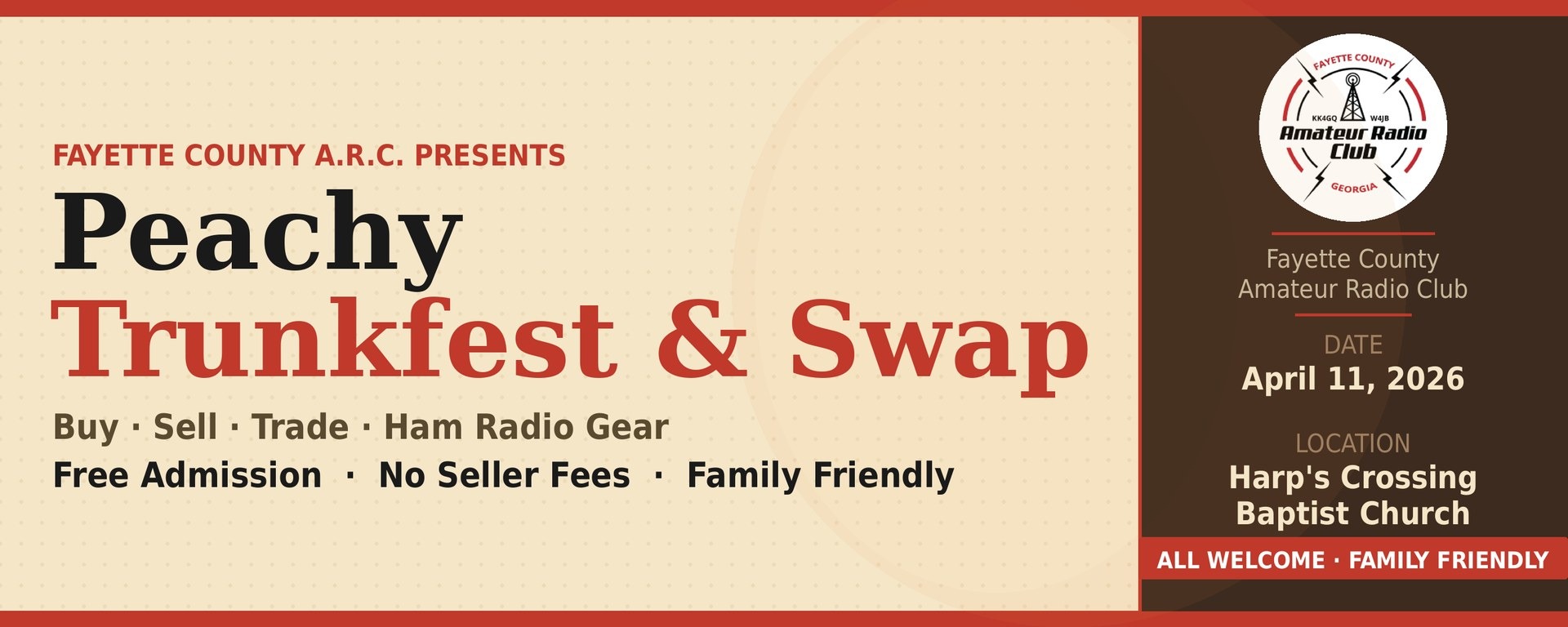 Peachy Trunkfest & Swap